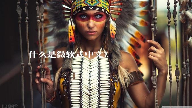 什么是微软式中文？